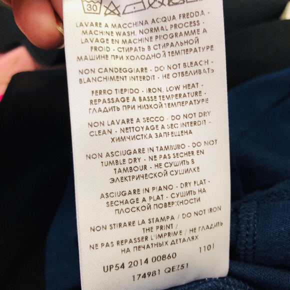 Alexander McQueen Skill Graphic T Shirt Blue L EUC - Picture 8 of 8